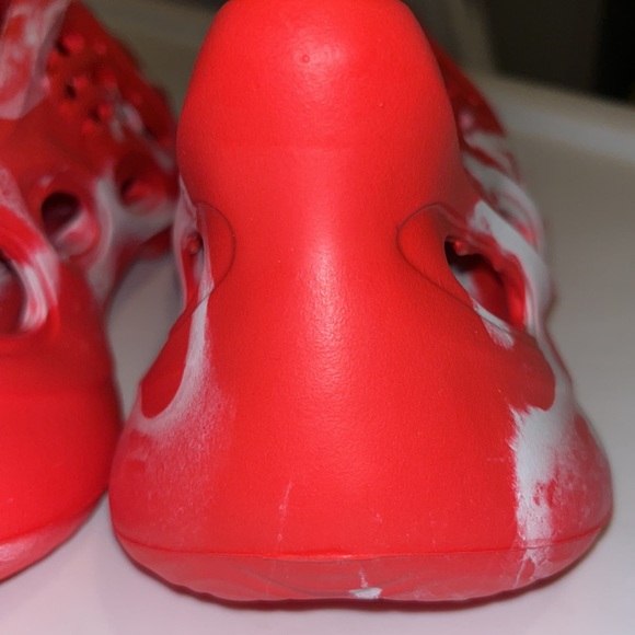 EVA Foam Runner MX Vermilion Red Bone White New Unbranded size 12 - Picture 12 of 16